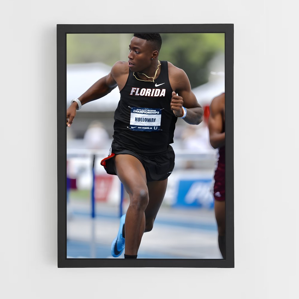 Poster Grant Holloway – affiche Athlétisme (vue 2)